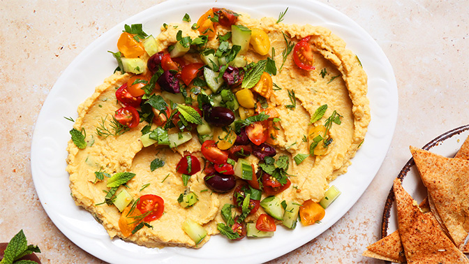a plate of food
